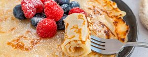 Pannkaksbuffé på Golfen i Skövde under höstlovet